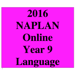 2016 Y9 Language - Online
